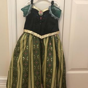 Girls Disney parks frozen Ana costume xs 4/5